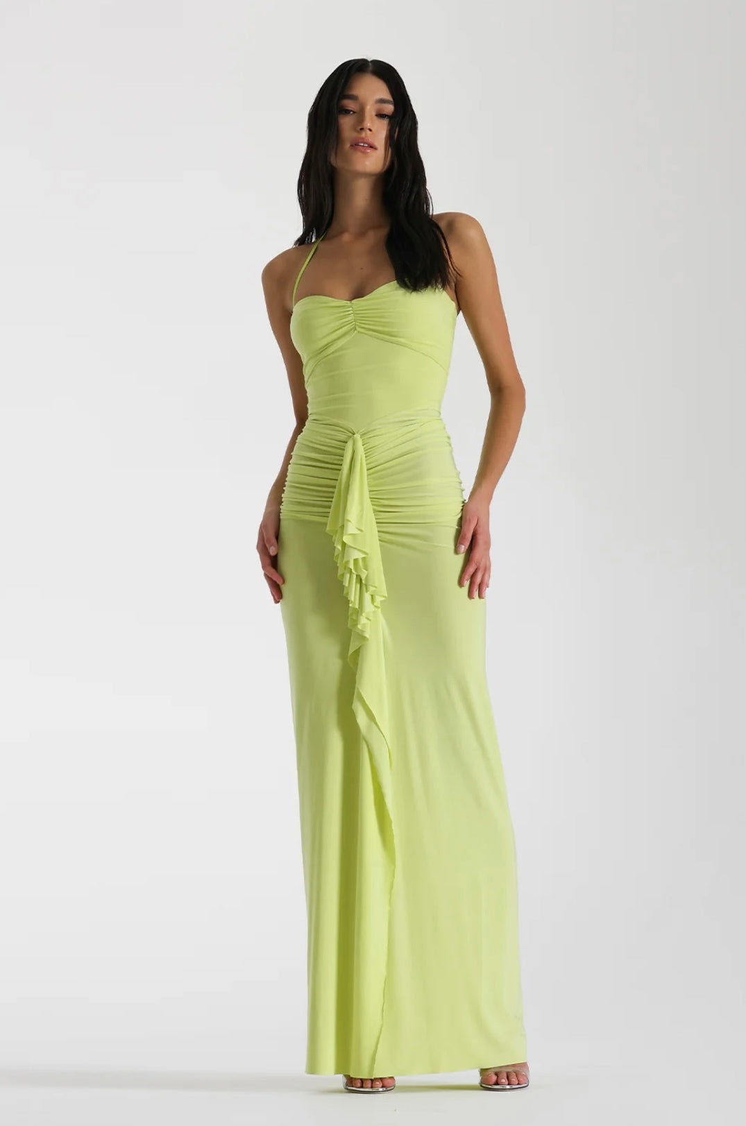 NATALIE ROLT SHONTAE GOWN IN CITRON SIZE 6, 8