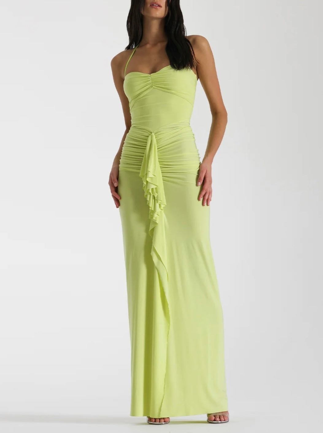 NATALIE ROLT SHONTAE GOWN IN CITRON SIZE 6, 8