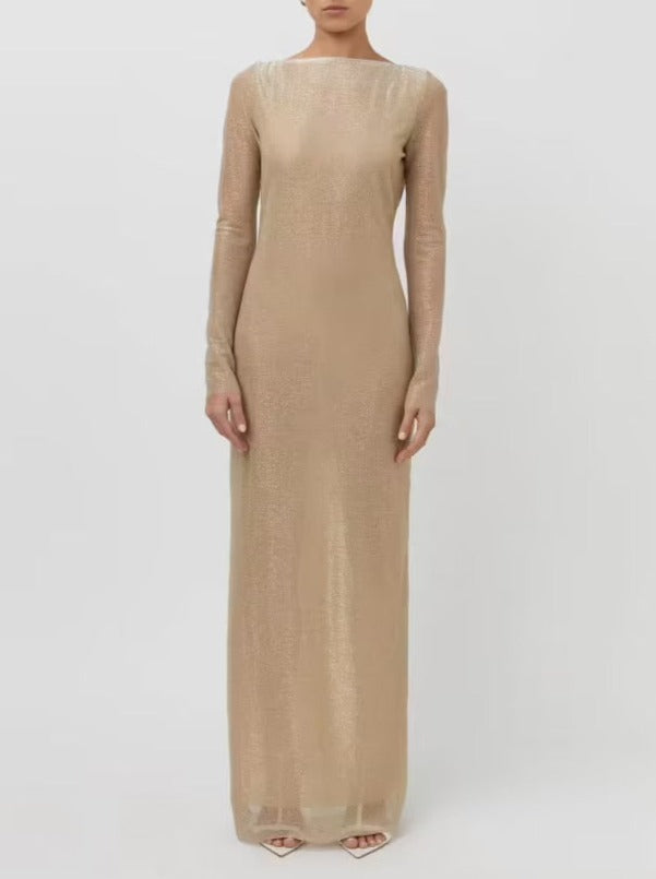 CAMILLA AND MARC IBIZA MAXI IN GOLD SIZE 8