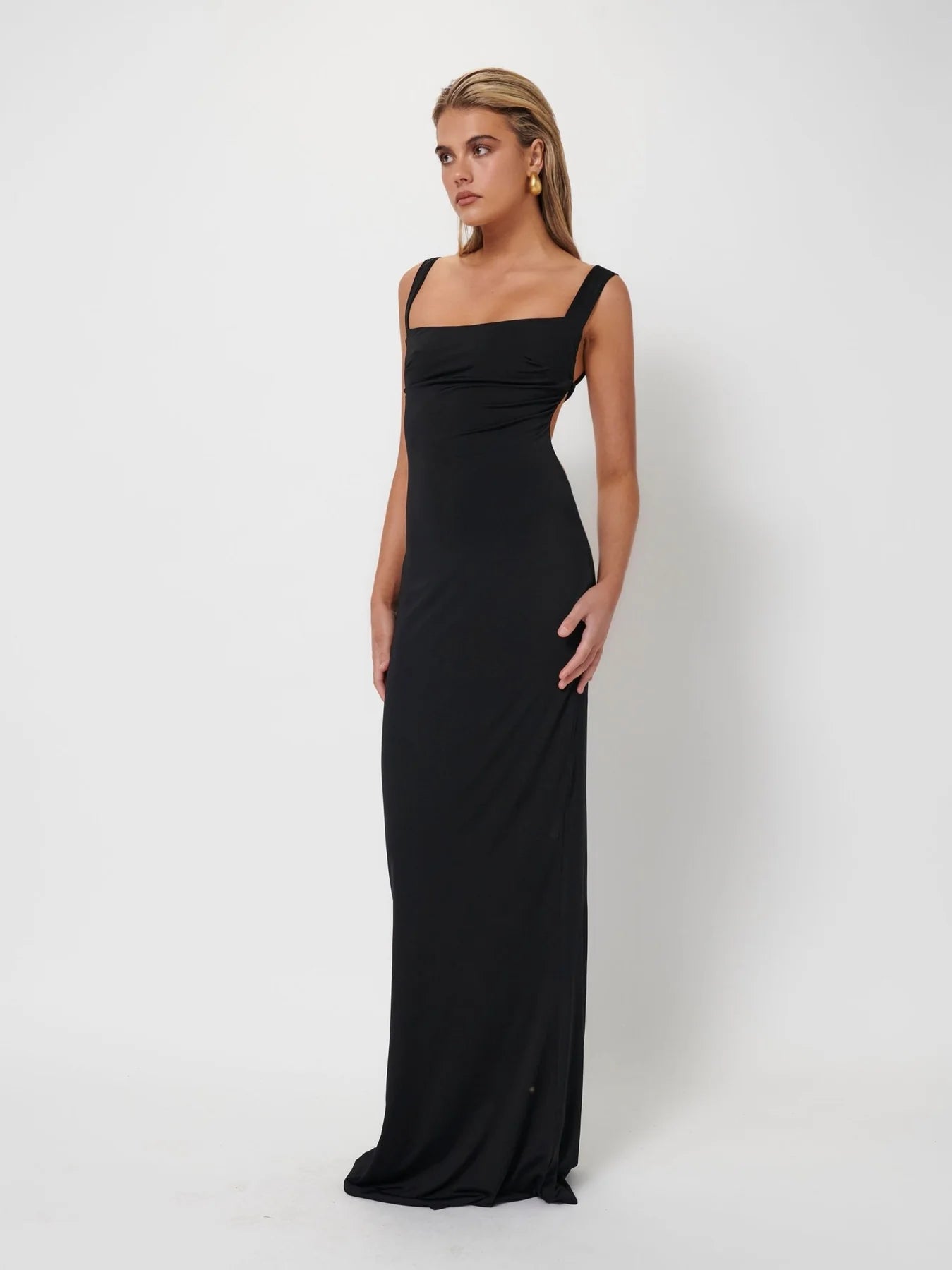 EFFIE KATS HELENA GOWN IN BLACK SIZE 8, 10, 12